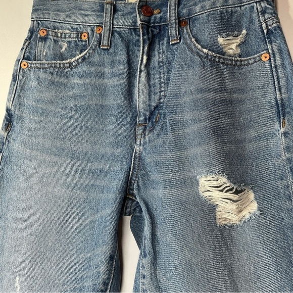 Madewell Light Blue Straight Leg Jeans - Picture 6 of 16